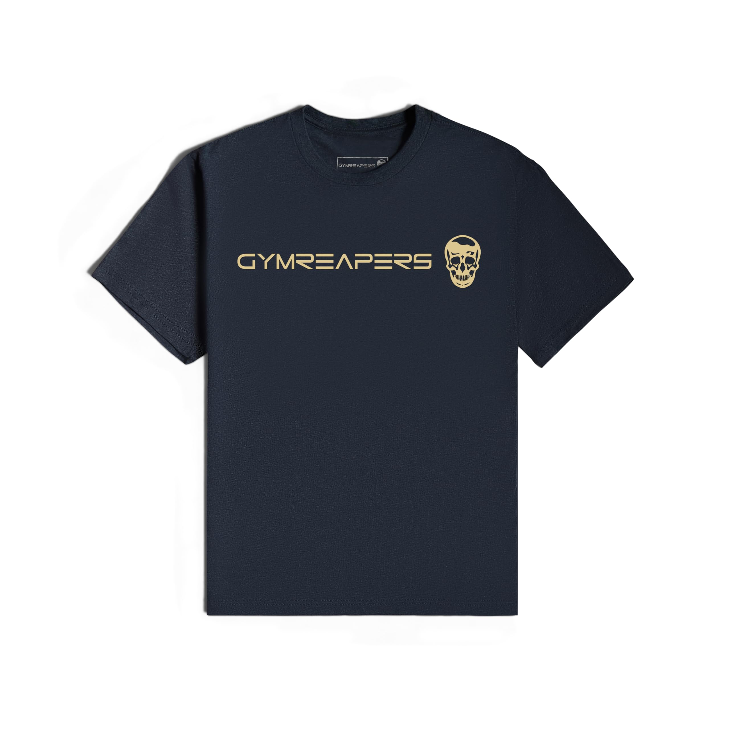 Gymreapers Moisture Wicking Short Sleeve T-Shirt for Men - Crew Neck Workout Shirts - Casual Gym Cotton Everyday Tee