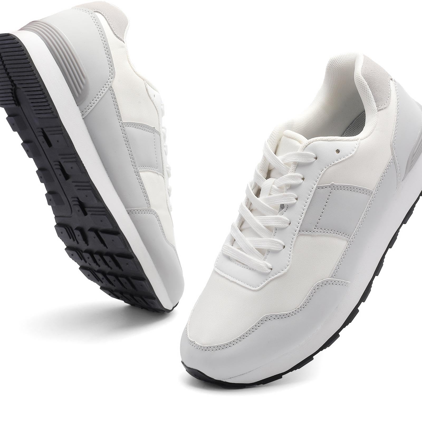 YMXSUPPER Classic Running Shoes for Men - Lightweight Retro Sneakers with Breathable Upper & Durable Sole for Walking, Jogging, and Casual Wear