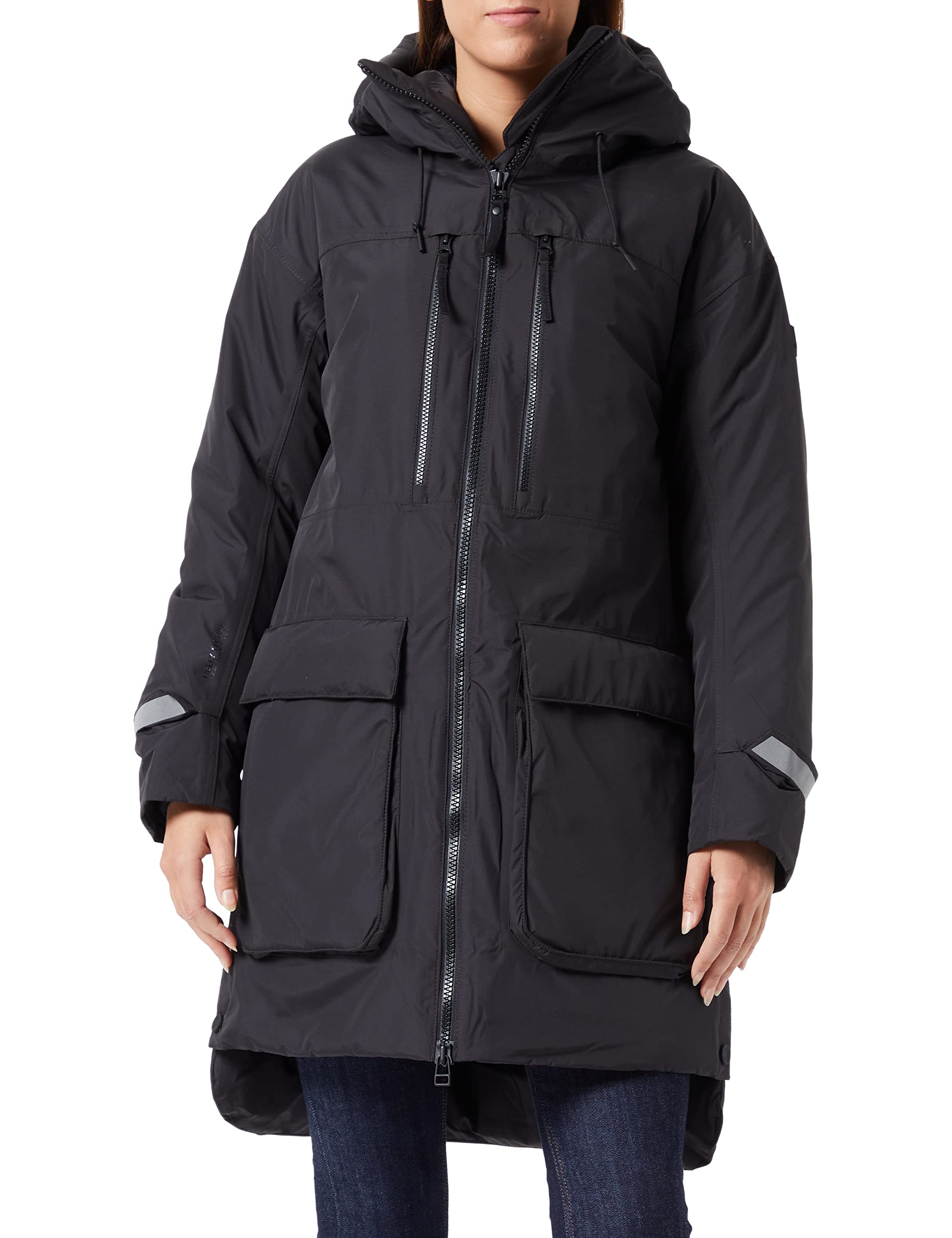 Helly-Hansen Women's Maud Parka Jacket, 990 Black, X-Small