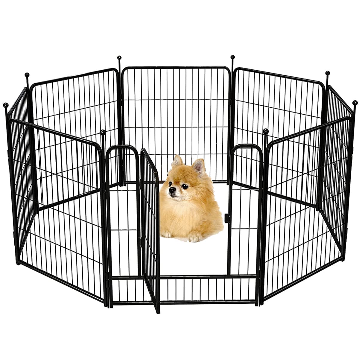 Buy Jhsomdr Dog Playpen Foldable 8 Panels Dog Pen 24" Height Pet