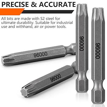 MorningRo 4pcs Spider Driver Bits, 8 Point Star bit 2