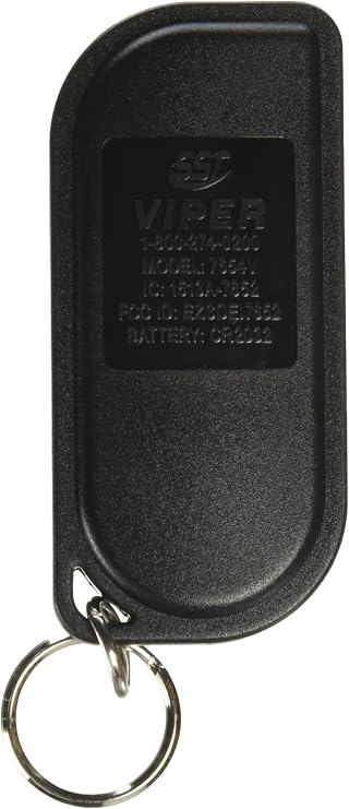 Viper Remote Replacement 7654V - 1 Way 5 Button Remote 1/2 Mile Range Car Remote