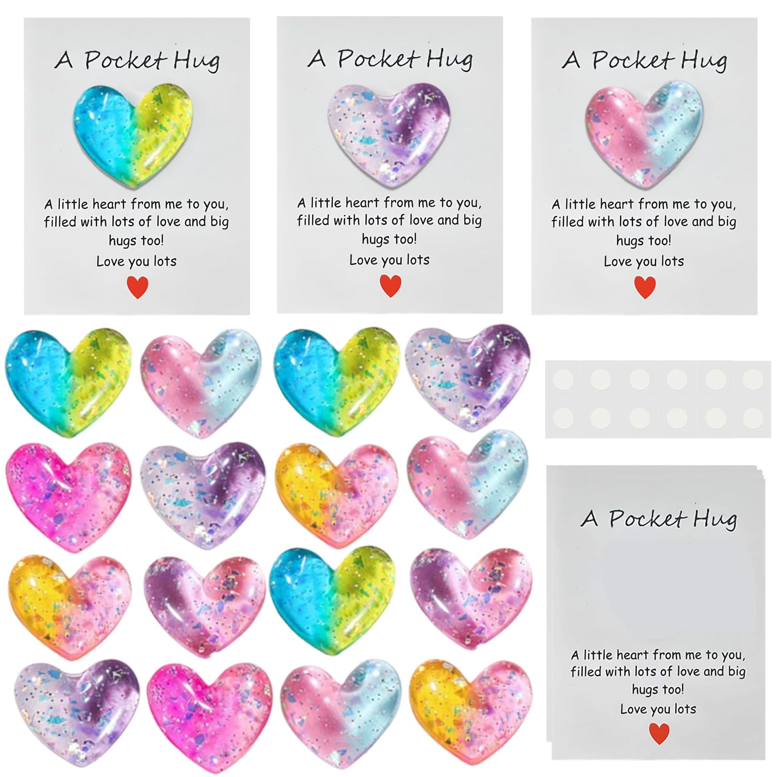 Pocket Hug Token Cœur Heart 12 pièces
