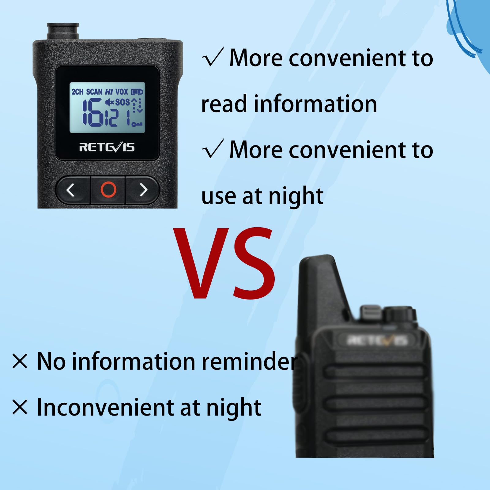 Walkie Talkie Midland XT50 - 2 Ricetrasmittenti PMR446, Portata 8 Km, Ricaricabile USB - Foto 8