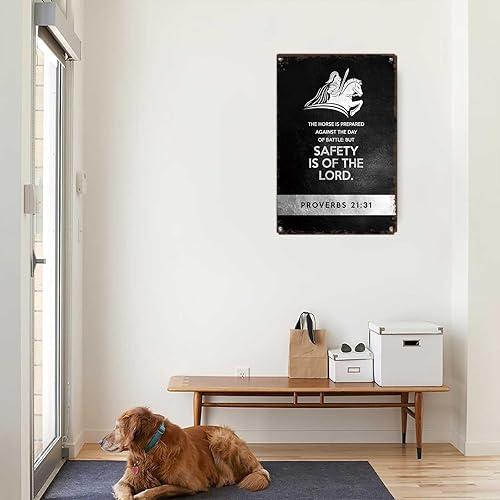 Miniatura 5 de Inspirational Quotes Signs Poster 8x12inch Aluminum metal Tin Sign Proverbs 21 31 Wall Art Decoration Painting For Home Room Office Decor