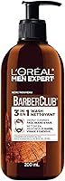 L'Oreal Paris Men Expert BarberClub 3-in-1 Hair Face and Beard Wash, Mens Hair Face and Beard Shampoo, Cleanses and...