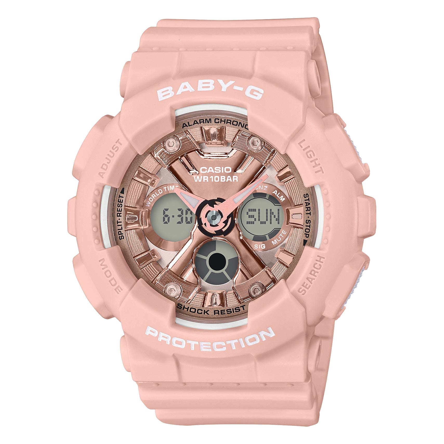 Casio Analog-Digital Rose Gold Dial Womens Watch - BA-130-4ADR (BX167) (B07WL7RV6X) Amazon Price History, Amazon Price Tracker
