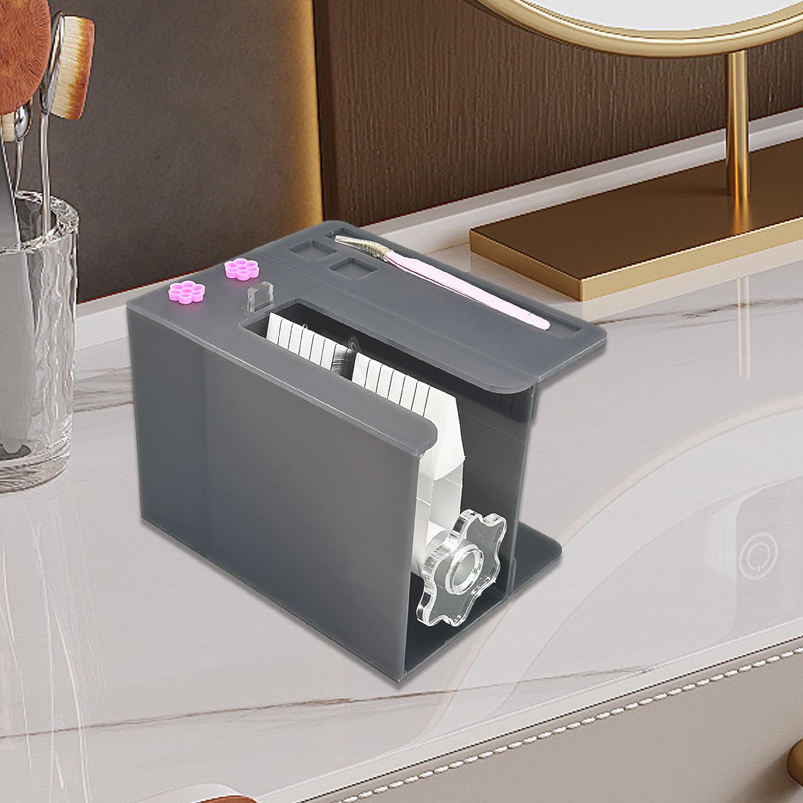 Acrylic Eyelash Flowering Machine Lash Fan Maker Eyelash Root Splitter Eyelash Fanning Machine Eyelash Extension Device