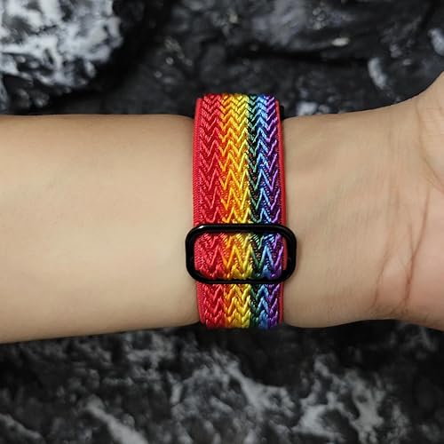 Miniatura 7 de Abanen Correa elástica de ajuste rápido de 0.866 pulgadas para Garmin Fenix 7  Fenix 6  Fenix 5, correa elástica suave de nailon para Garmin epix