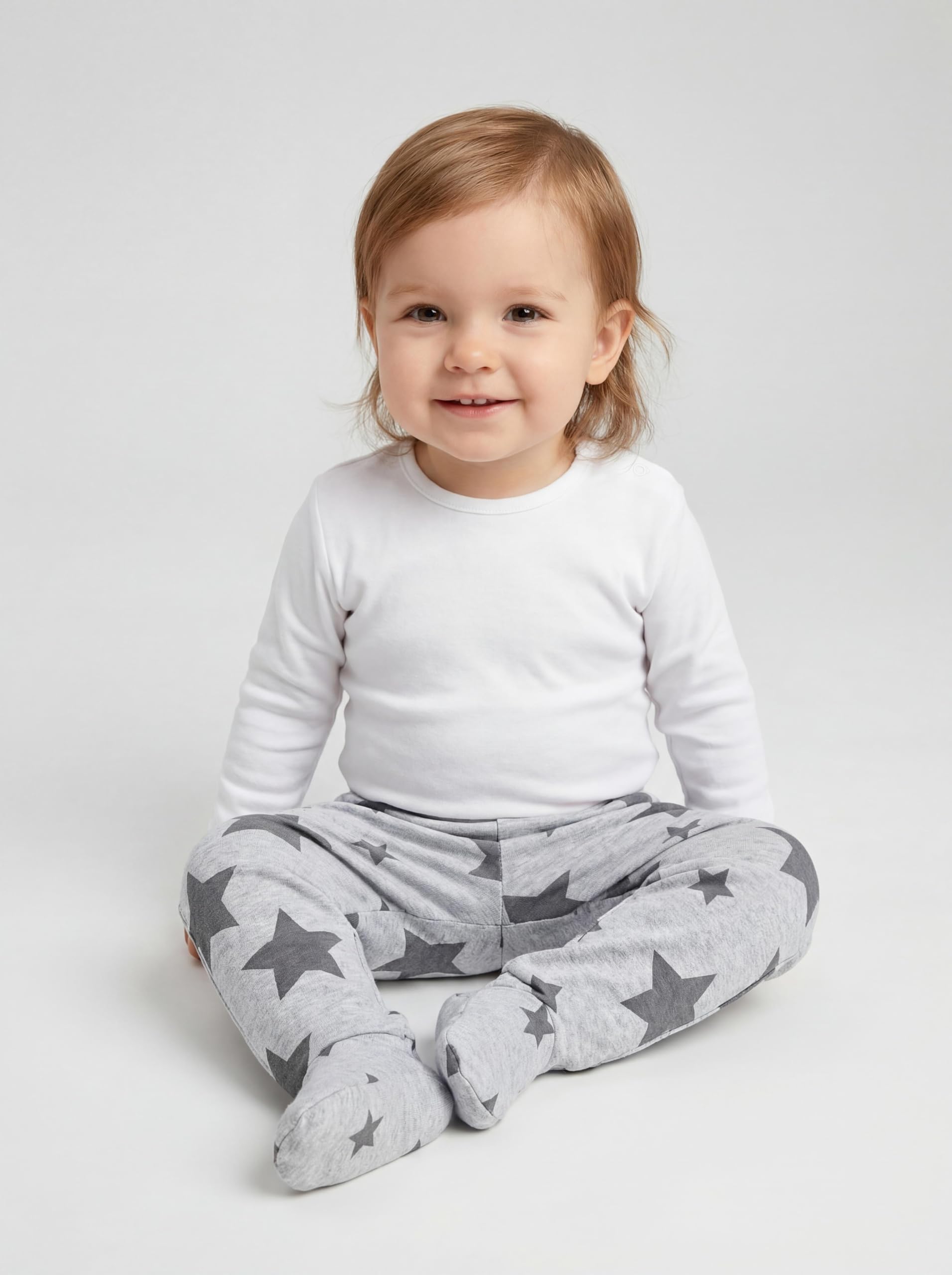 TupTam Pantalón con Pies de Bebé NIños NIña Pack de 5 - 3