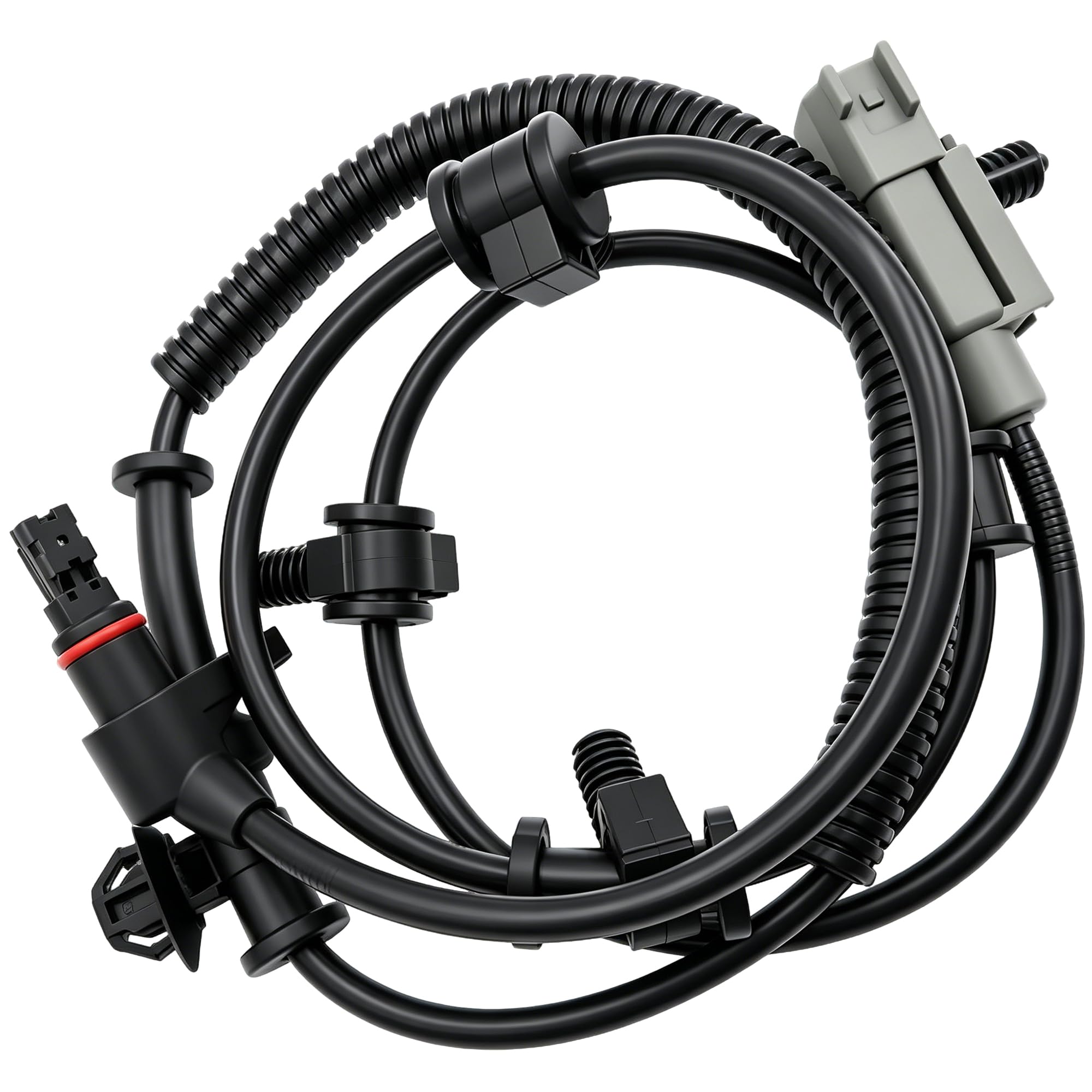 HiSport ABS Wheel Speed Sensor - Anti-Lock Braking System Front Location, Compatible with Jeep Commander 2006 2007 2008 2009 2010 Grand Cherokee 2005