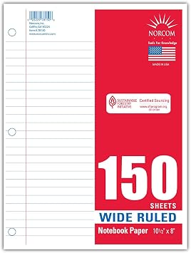 Notebook Paper 3 pack