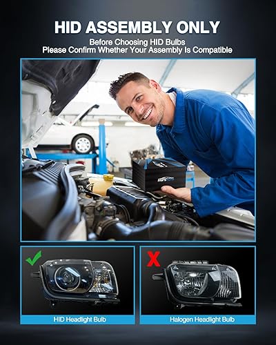 Vista 6 de Marsauto Bombillas HID D3S, xenón súper brillante de 35 W, bombilla HID de luz diurna cómoda de 5000 K (no halógena/LED), instalación de 5 minutos