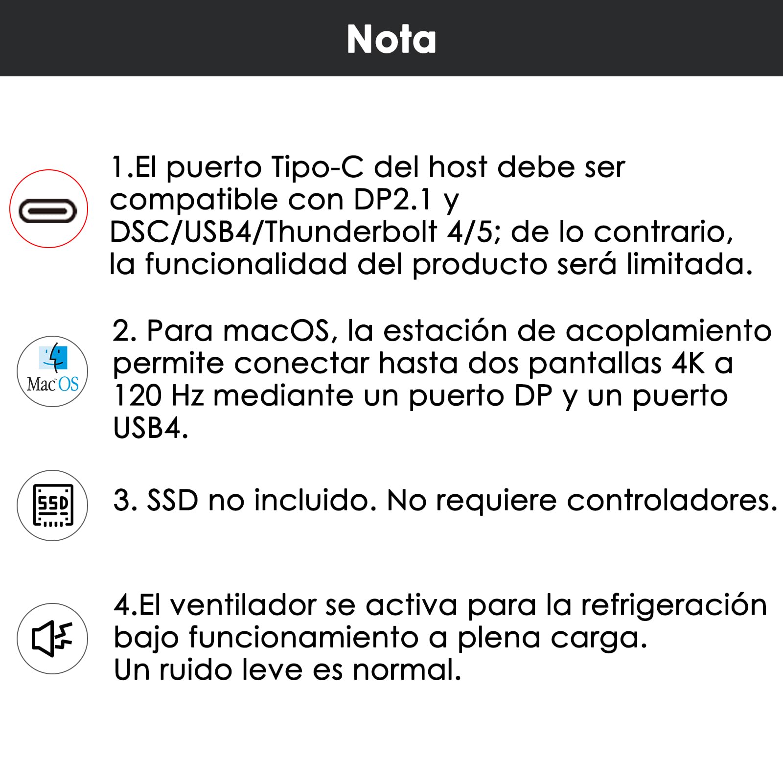 WAVLINK Estación de Acoplamiento USB4 para Trabajo Creativo Profesional, Pantalla 8K única / 4K Triple, PD 130W, USB4 40Gbps, USB-C 20Gbps, Carcasa SSD NVMe M.2 20Gbps con Ventilador refrigerante