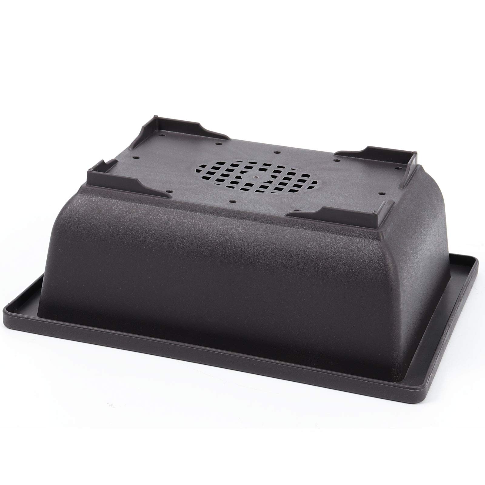 Lot de 15 pots rectangulaires en plastique pour bonsaï - 16,5 cm
