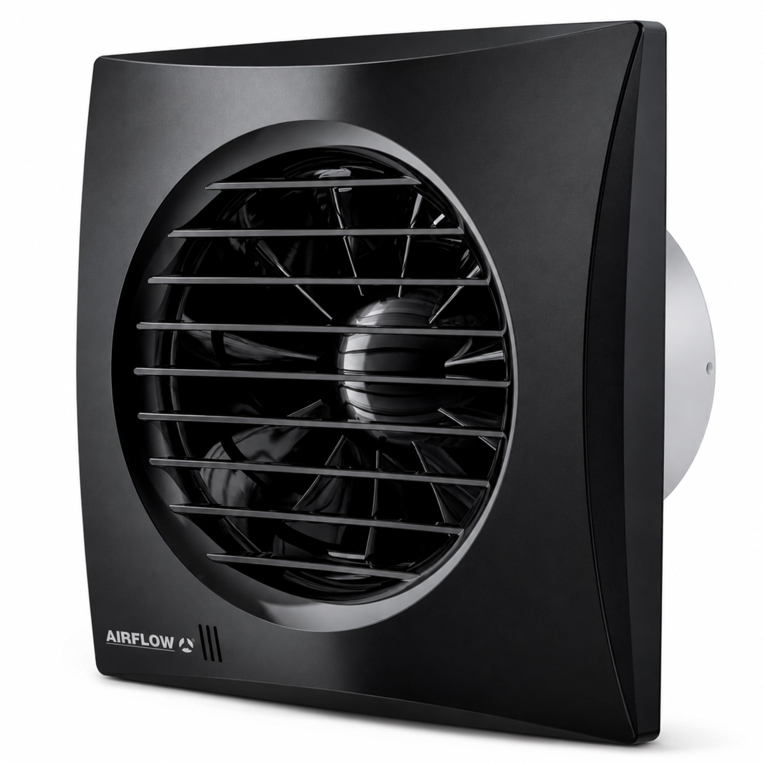 Airflow Aria Quiet 100HT Humidity Bathroom Extractor Fan – 27 l/s – Black