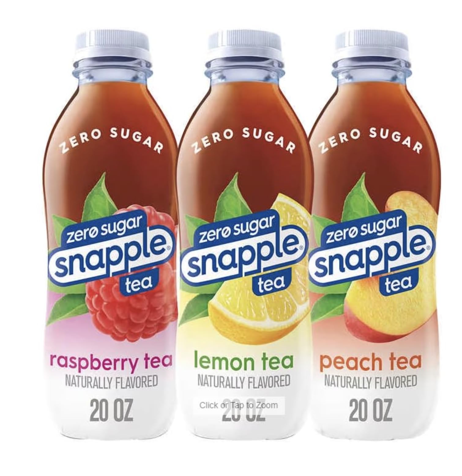 Tea Zero Sugar Variety Pack, 20 fl oz, 12 Count