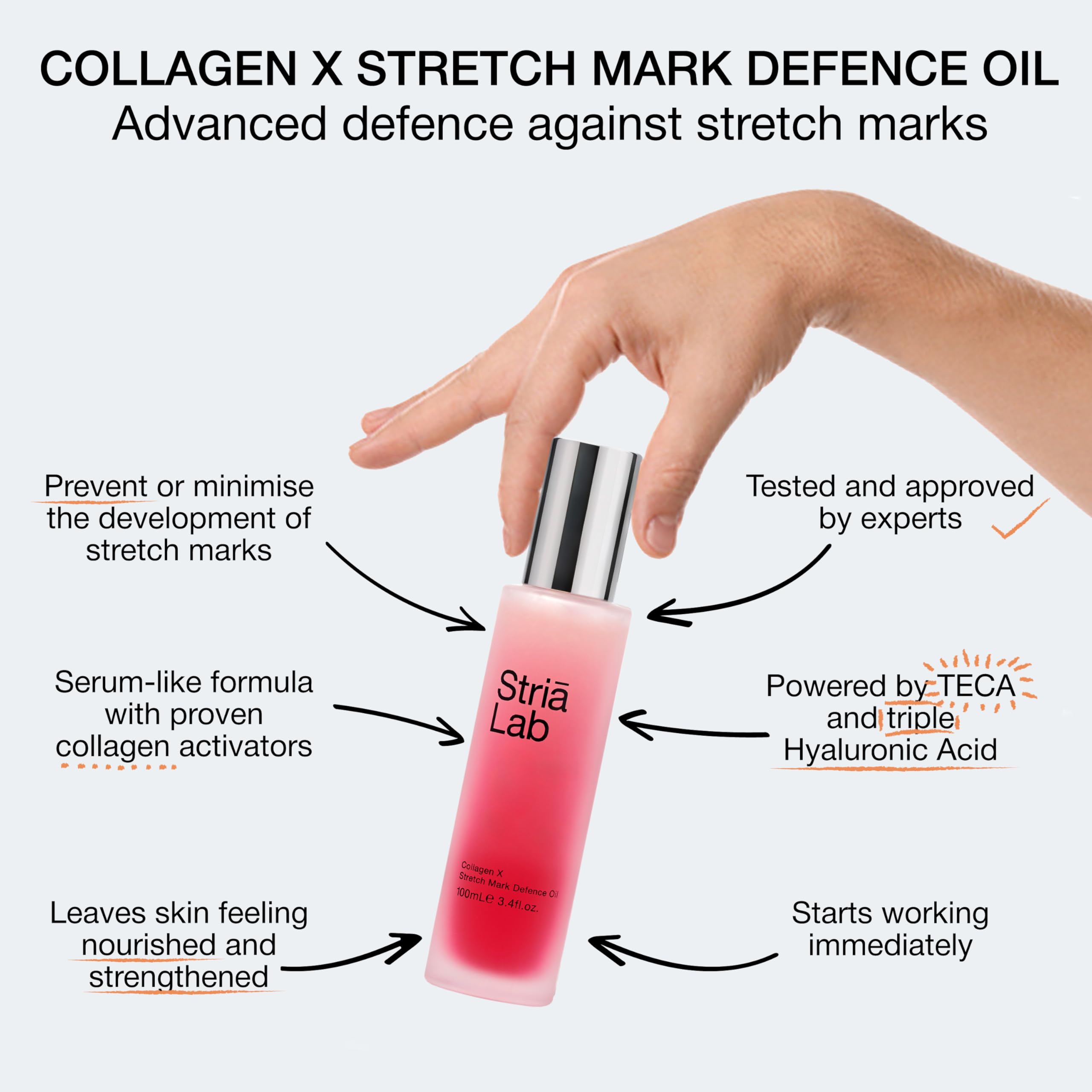 Stretch Mark Prevention Oil for Pregnancy & Scars - Image 3