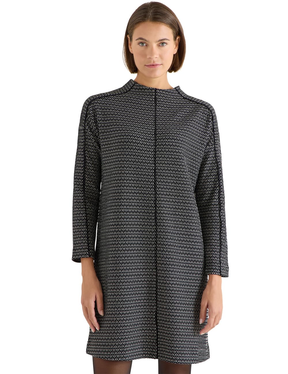 Cecil Damen Two Tone Strukturkleid