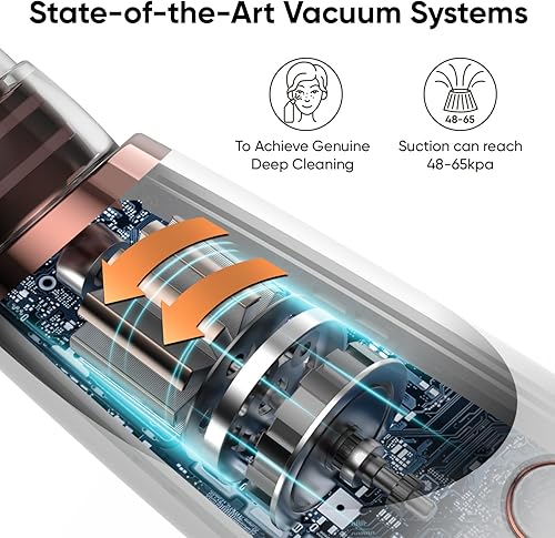 Miniatura 5 de Aspiradora de poros para cara y nariz  Herramientas de limpieza profunda con 3 niveles de succión, 5 puntas reemplazables, limpiador de poros