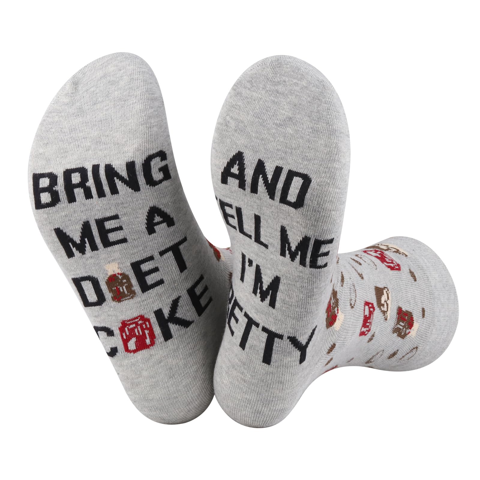 TSOTMO Drinking Gift Drinks Merch Novelty Socks Soda Gift for Soda Drinker Drinks Lovers Caffeine Free