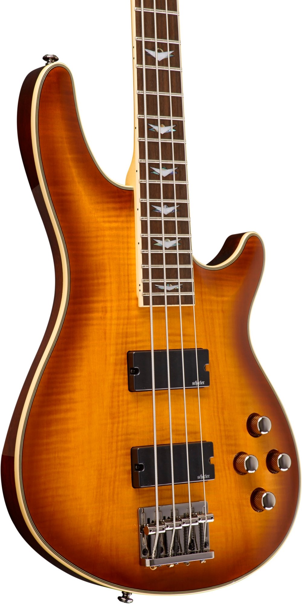 Amazon.com: Schecter Omen Extreme-4 - Vintage Sunburst : Musical