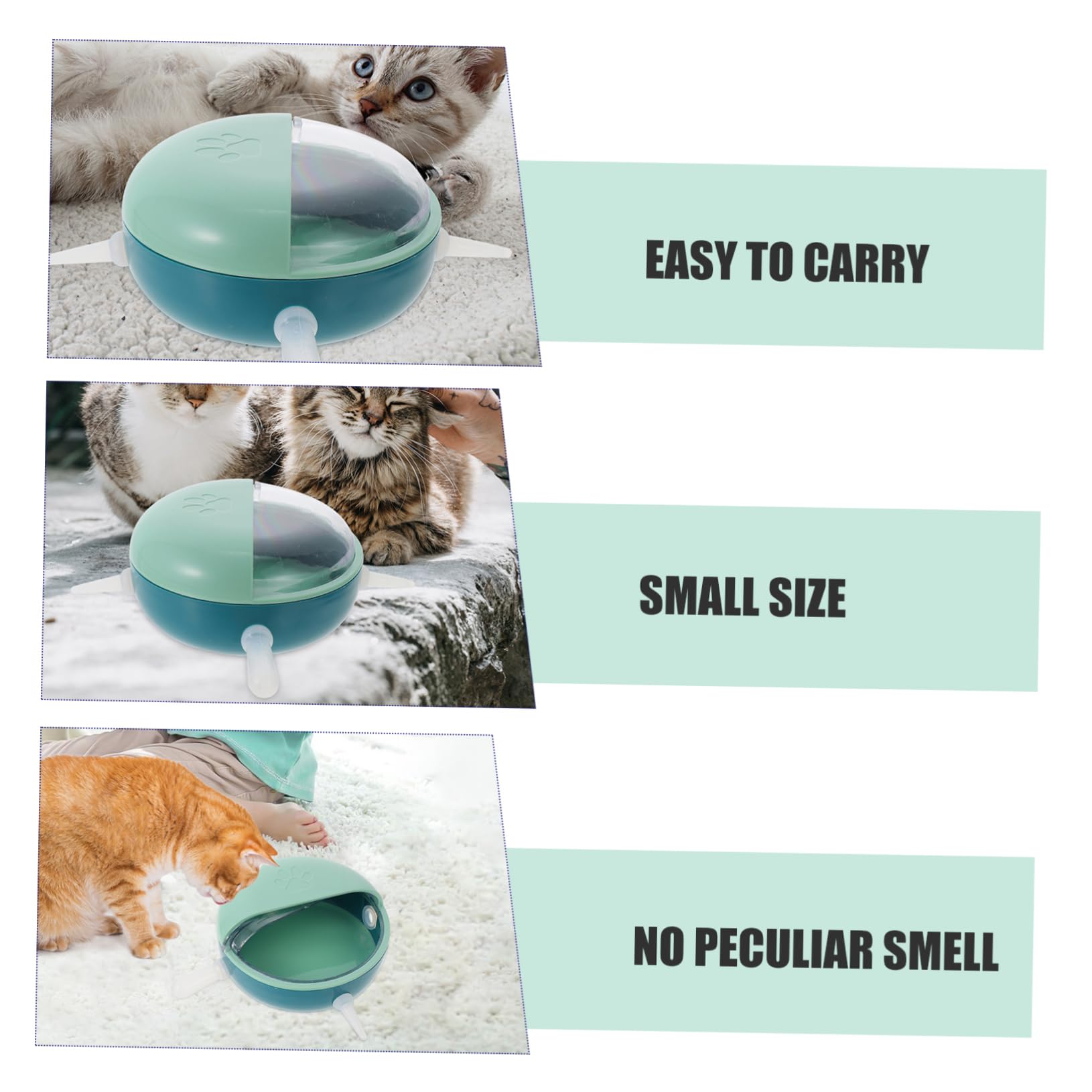 BESPORTBLE 3pezzi Ciotola per Alimentazione Cuccioli con Capezzolo Accessorio per Gattini e Piccoli Animali Design Ergonomico e Facile da Trasportare Materiale Sicuro e Resistente