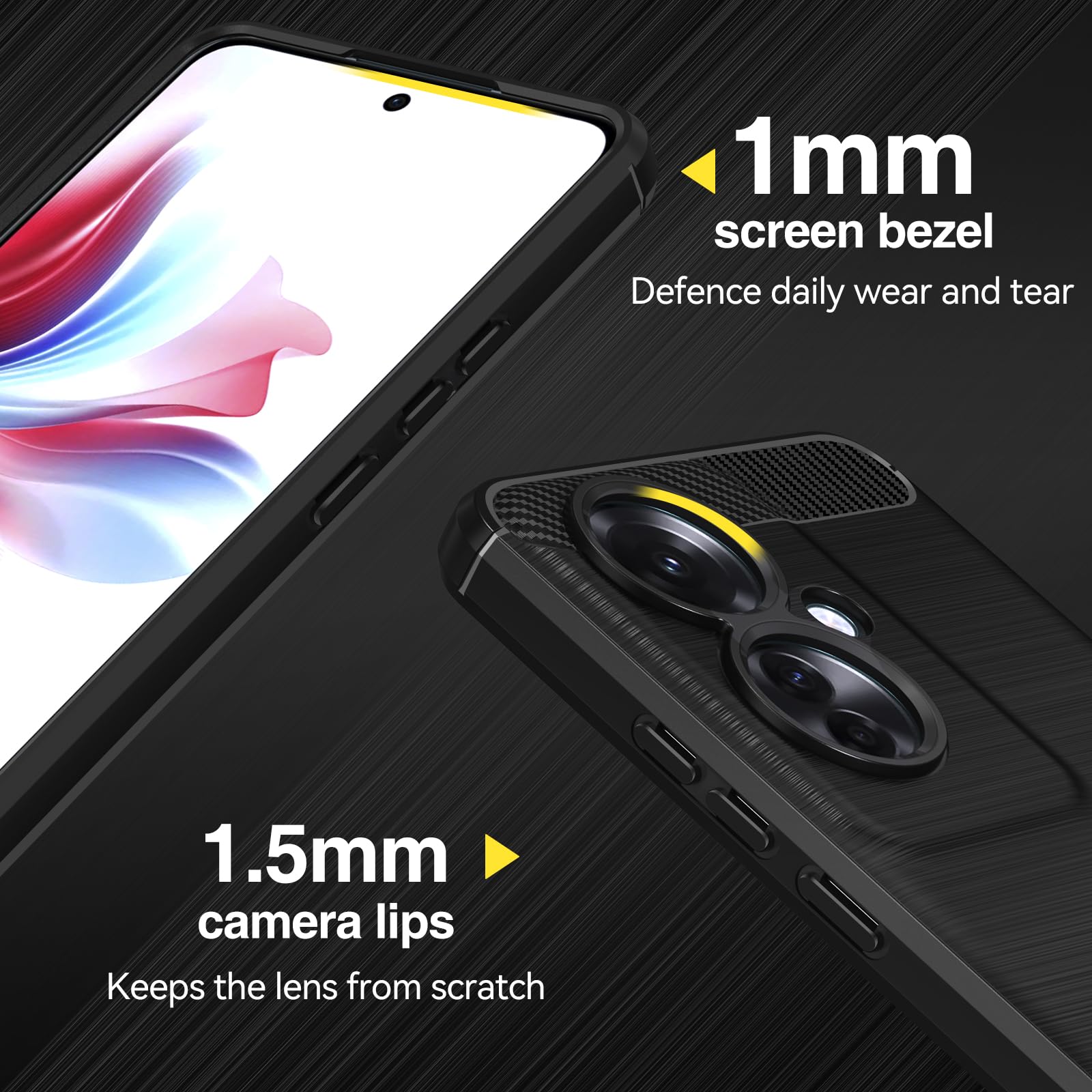 Coque IVoler Anti-jaunissement Pour OPPO Reno11 F 5G – TPU Souple – Protection Militaire Antichoc