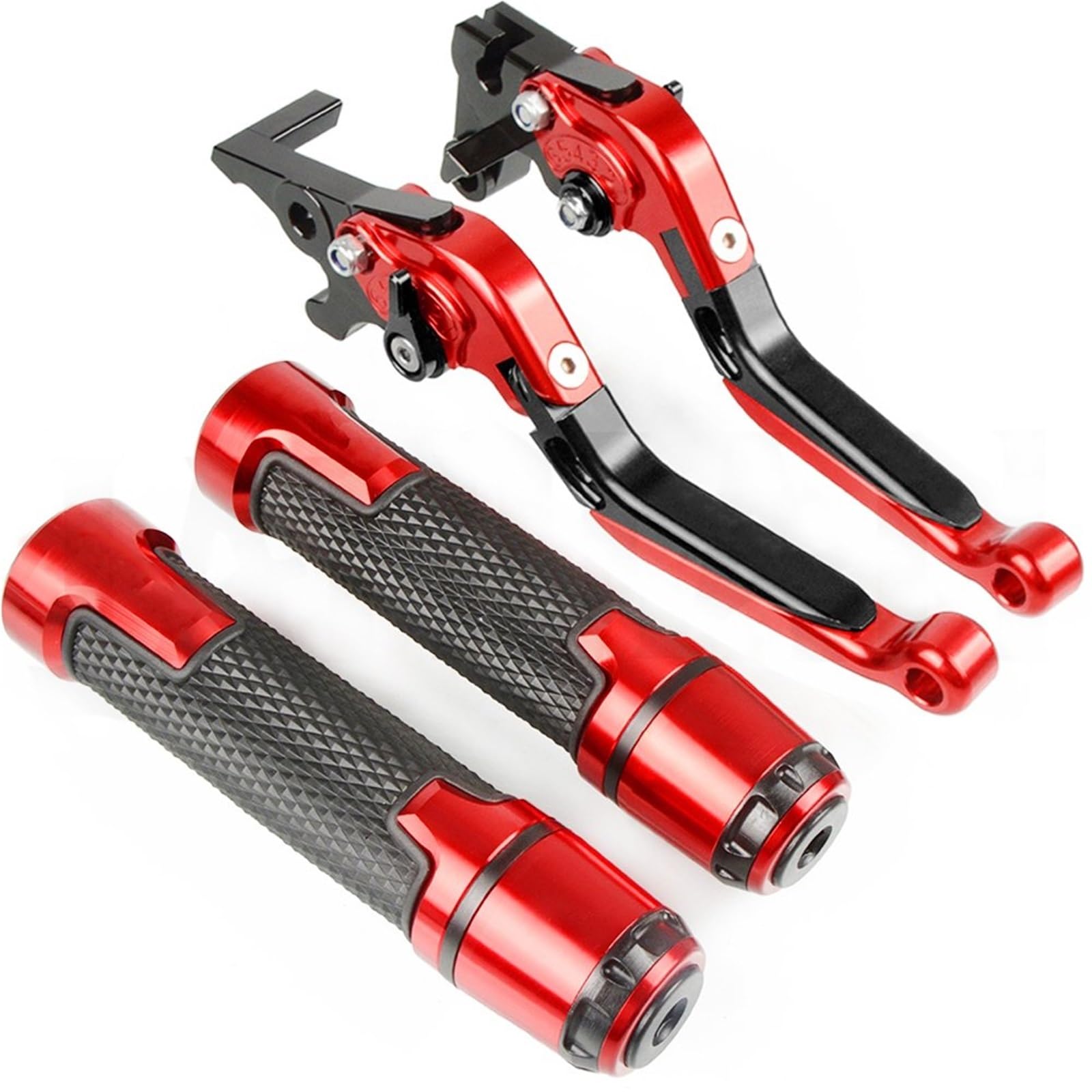 Pbqenxb V Break And Clutch Levers For Suzuki Sv650 1999 2000 2001-2012 Motorcycle Adjustable Foldable Brake Clutch Lever Handle Grips(V)