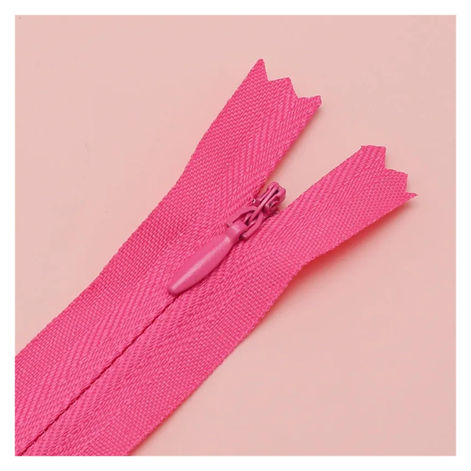 Cremallera Invisible 5/10 Uds 3#20cm 28cm 35cm 40cm 50cm 60cm cremallera Invisible ropa de nailon bolsillo decoración cierre de cremalleras