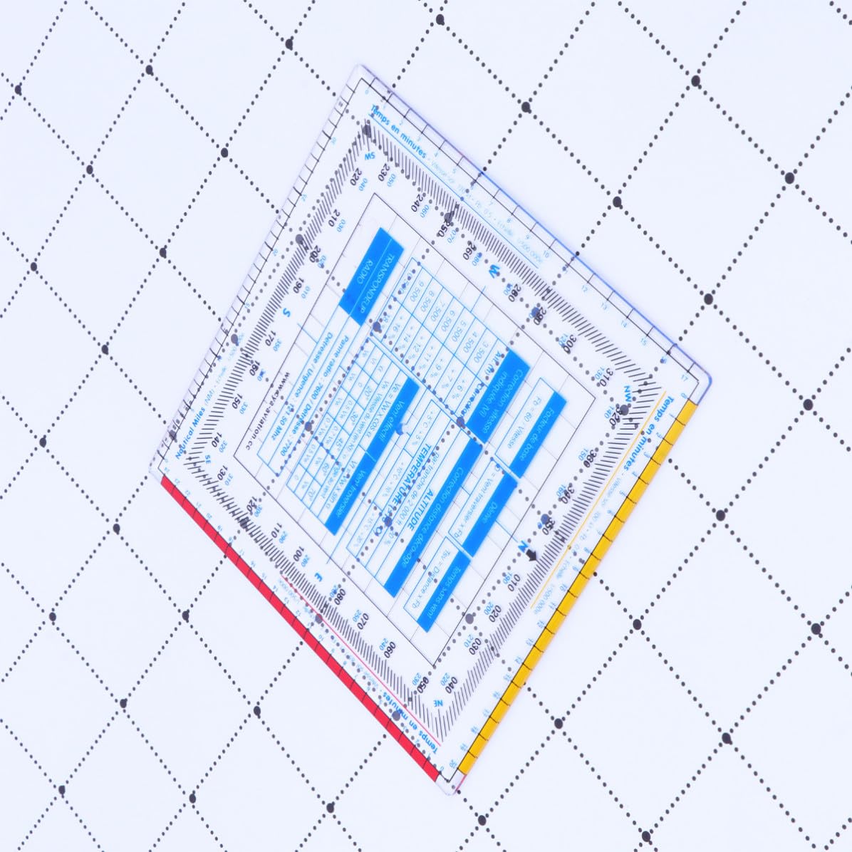 Artibetter Règle de Vol Plastique Carrée Multifonction pour Étudiants et Charpentiers, Dessin D'arcs et Mesure D'épaisseur, Outil Scolaire Pratique et Précis
