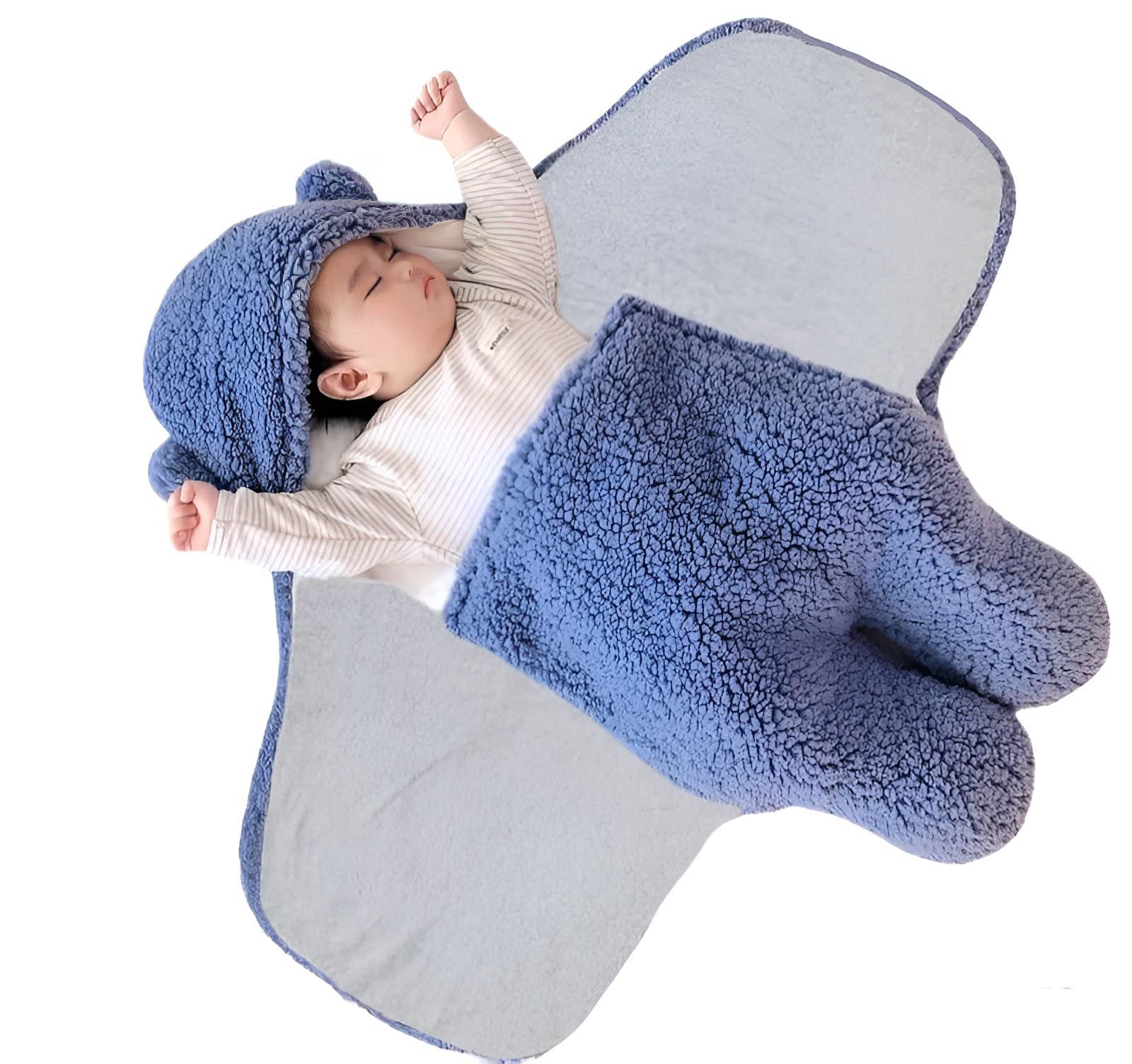 First Kick Baby Blanket Pack of Premium Newborn Swaddle Wrap | Baby Bath Towel All Season Blanket for 0-9 Months Crib Stroller Travel Use