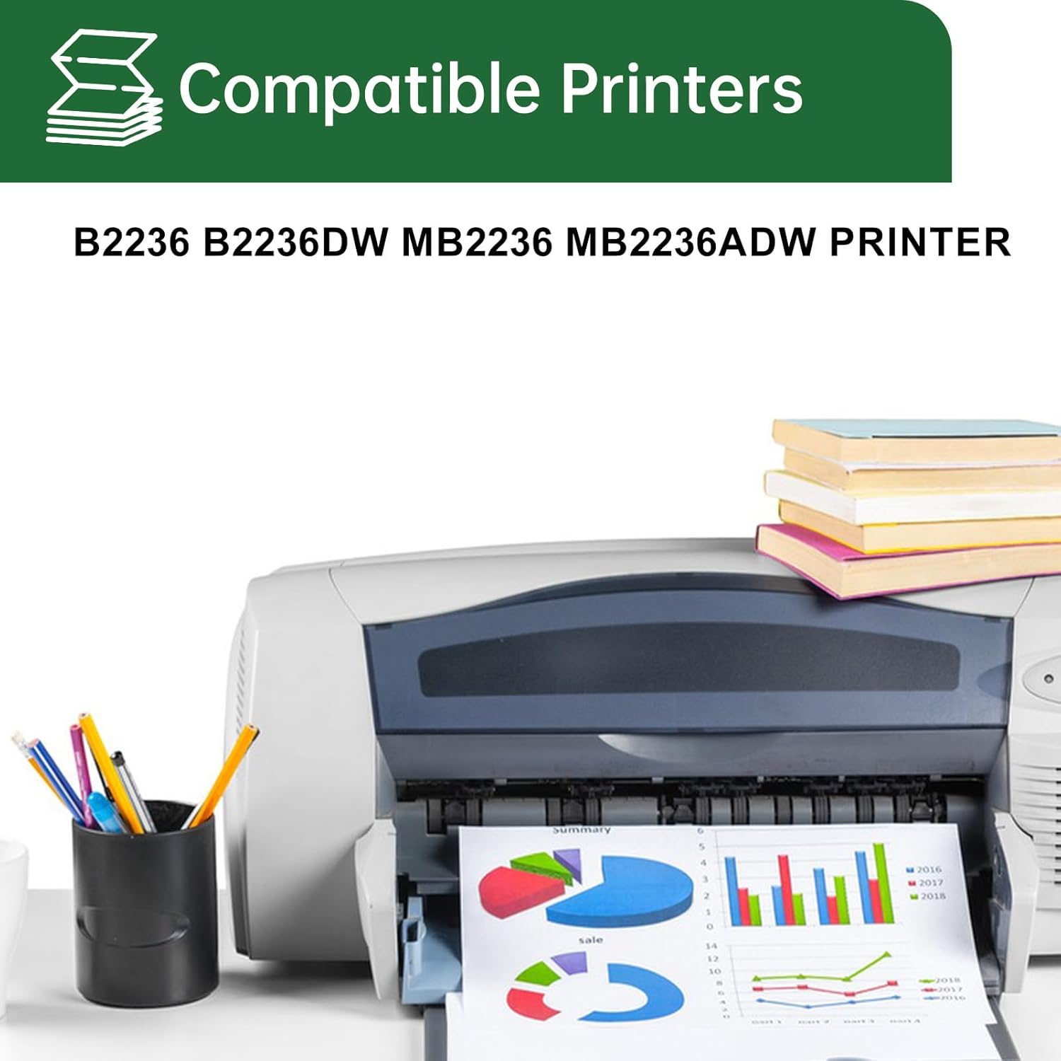 B2236 B220Z00 Imaging Drum Unit Compatible with Lexmark B2236dw MB2236 MB2236adw Printer( 13,000 Pages, Black ×1)