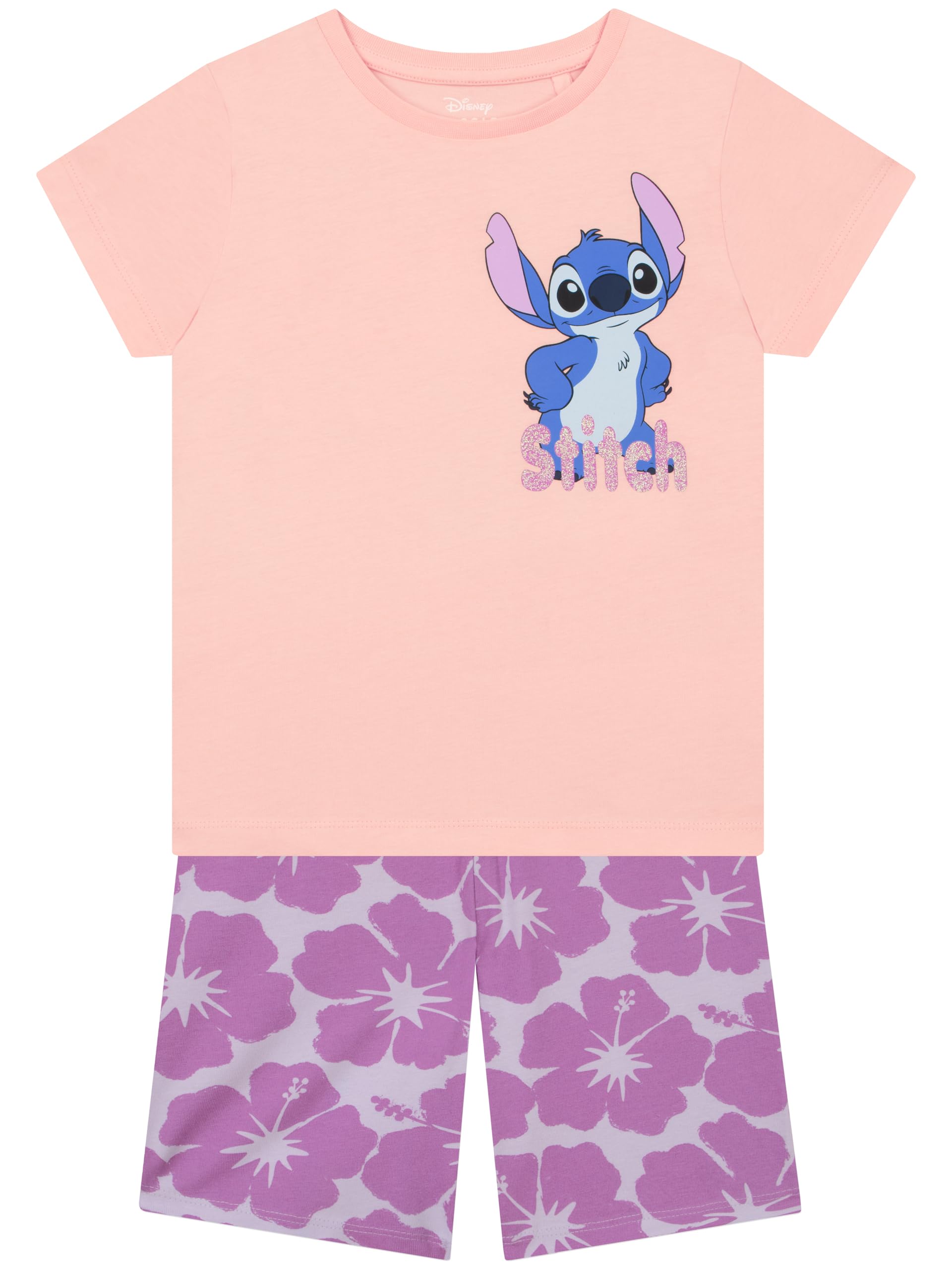 Disney Maglietta Ragazza E Pantaloncini, Maglietta Stitch Bambina E Shorts, Top Ragazza E Short Lilo E Stitch, Vestiti Bambina Etate