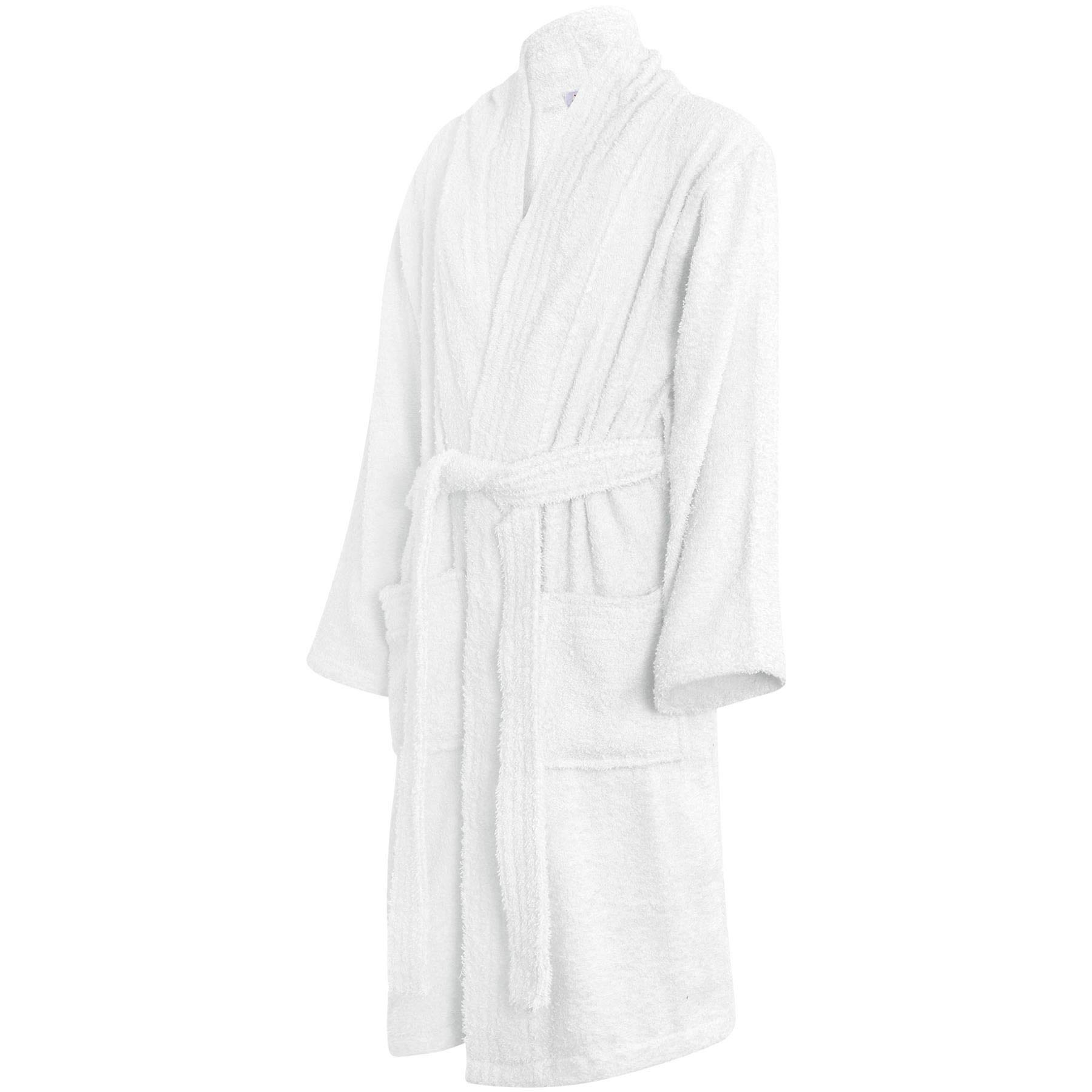 A2Z 4 Kids Filles Garçons Serviette Peignoir 100% Coton Éponge Col Châle Peignoir Robe de Chambre Plage Bain Natation pour Enfants Âge 5-13 Ans