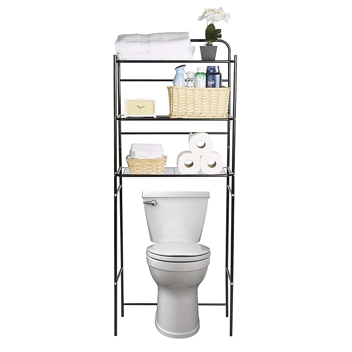 Buy Mind Reader 3 Tier Organizer, Bathroom Space Saver, Over The Toilet