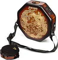 Tambor cajon portátil com captador embutido, tambor de viagem para apresentação de palco, volume ajustável, cajon elétrico acústico para músicos com bolsa de transporte