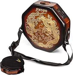 Tambor cajon portátil com captador embutido, tambor de viagem para apresentação de palco, volume ajustável, cajon elétrico acústico para músicos com bolsa de transporte