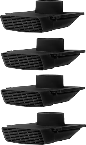 Miniatura 6 de PreVent-It Soffit Ventiladores de 4 pulgadas, diseño único que evita que el aire húmedo vuelva a entrar en casa, rejillas de ventilación exteriores