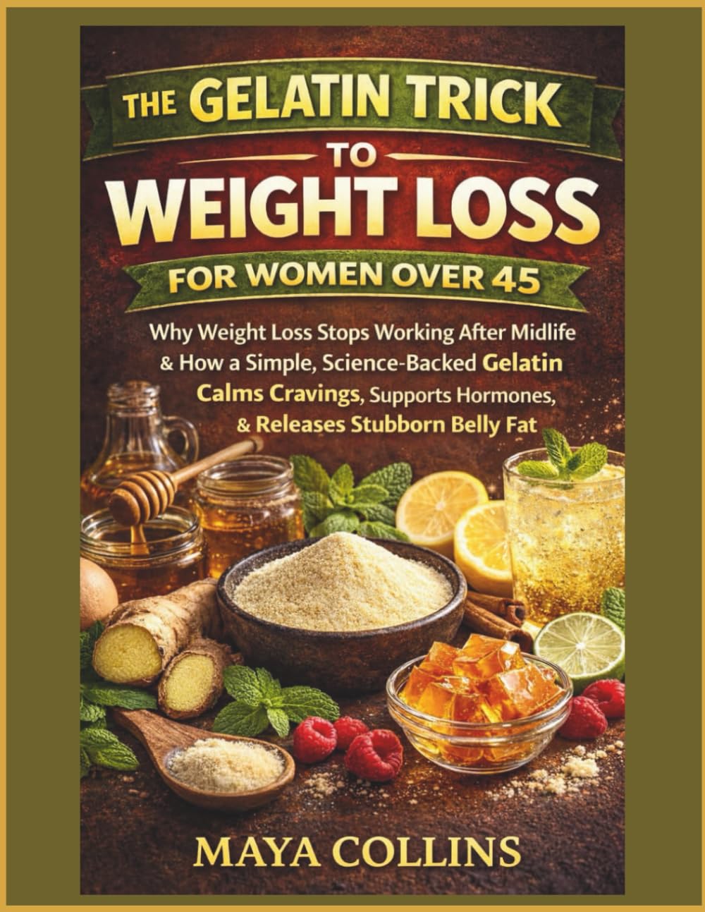 THE GELATIN TRICK TO WEIGHT LOSS FOR WOMEN OVER 45: Why Weight Loss Stops Working After Midlife & How a Simple, Science Backed Gelatin Calms Cravings, Supports Hormones, & Releases Stubborn Belly Fat