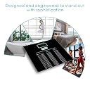 Atom Digital Electronic Personal Body Weighing Scale | 6mm Thick Glass and Large LCD Display | Electronic Weighing Scale with Tempered Glass | Atom AL 610 Personal Scale gallery image