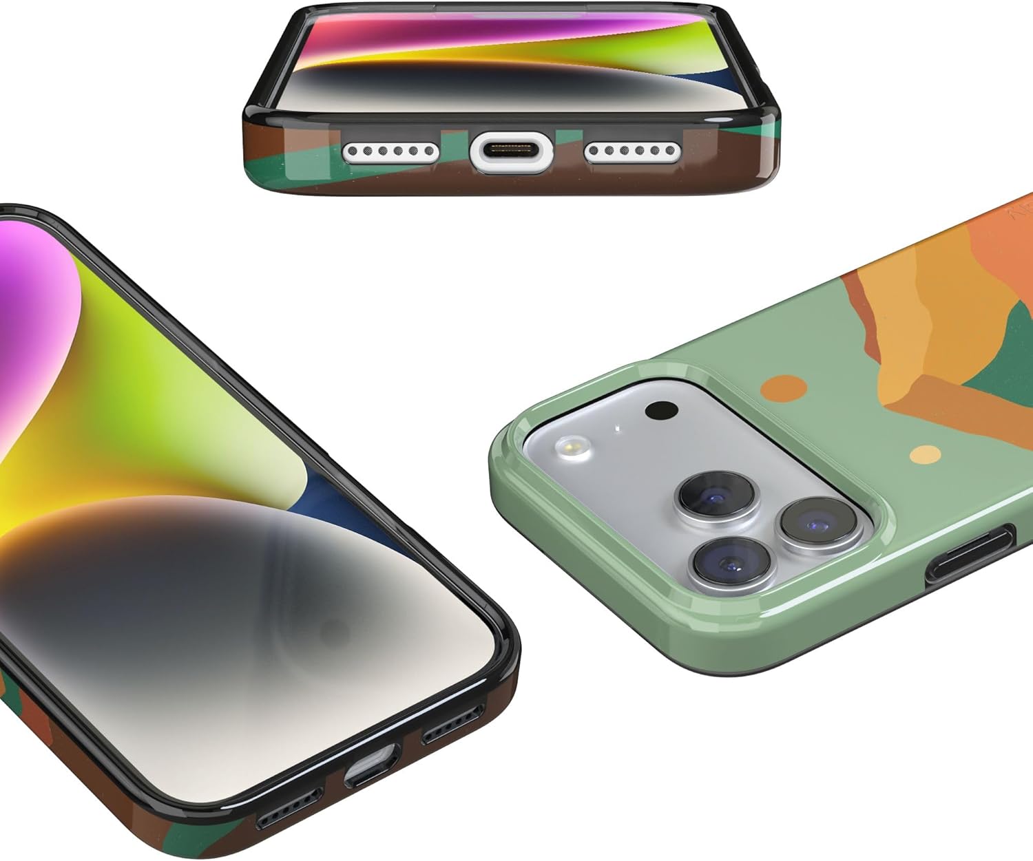 Casely iPhone 17 Pro Max Case | Endless Peaks | Colorblock Mountain | Compatible with MagSafe | Classic Ultra Thin Design