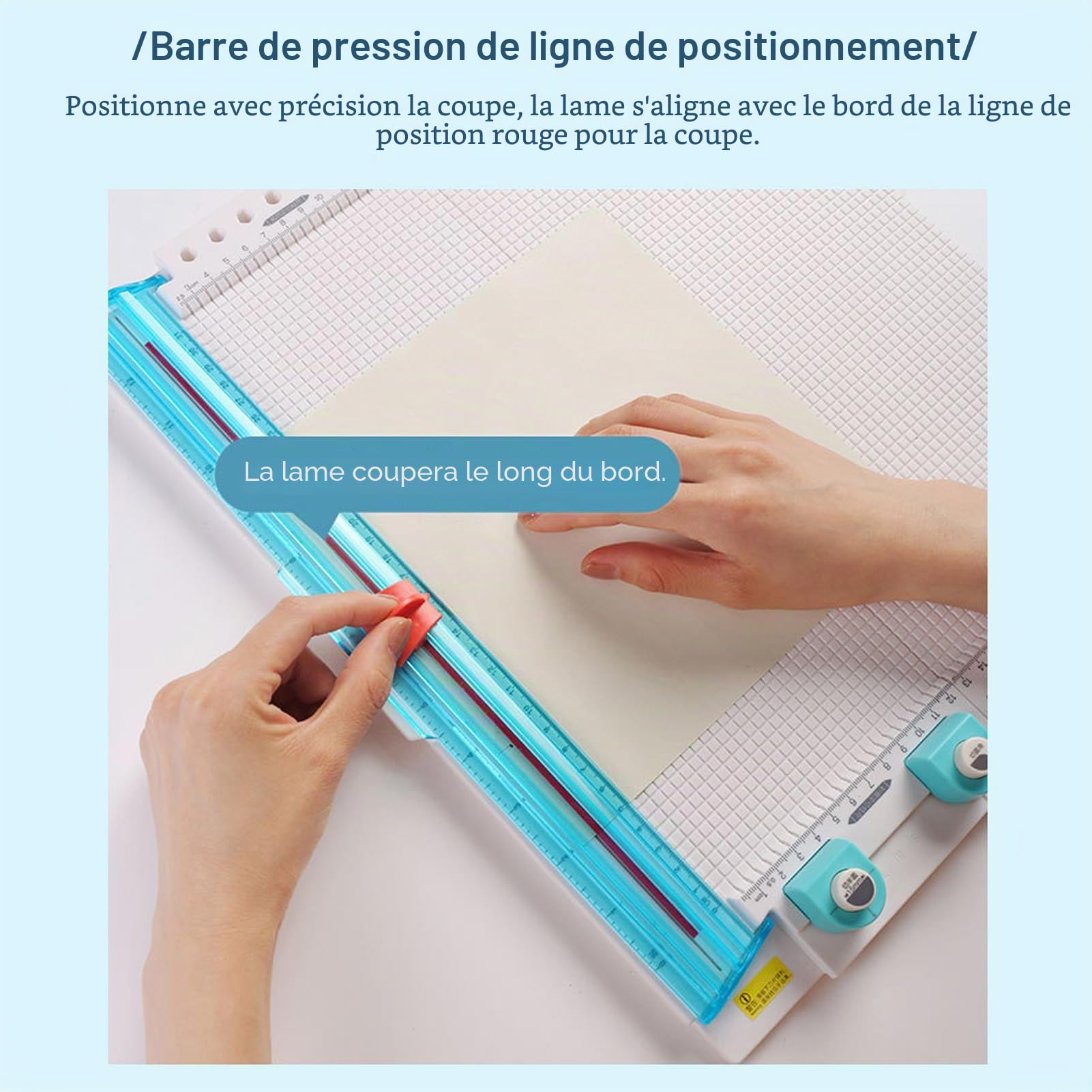 Papier Artisanal, Planche de Notation, Papier Artisanal Portable de 12 Pouces avec Pliage de Papier et Marqueur, Outil de Score et de Pliage pour le Scrapbooking