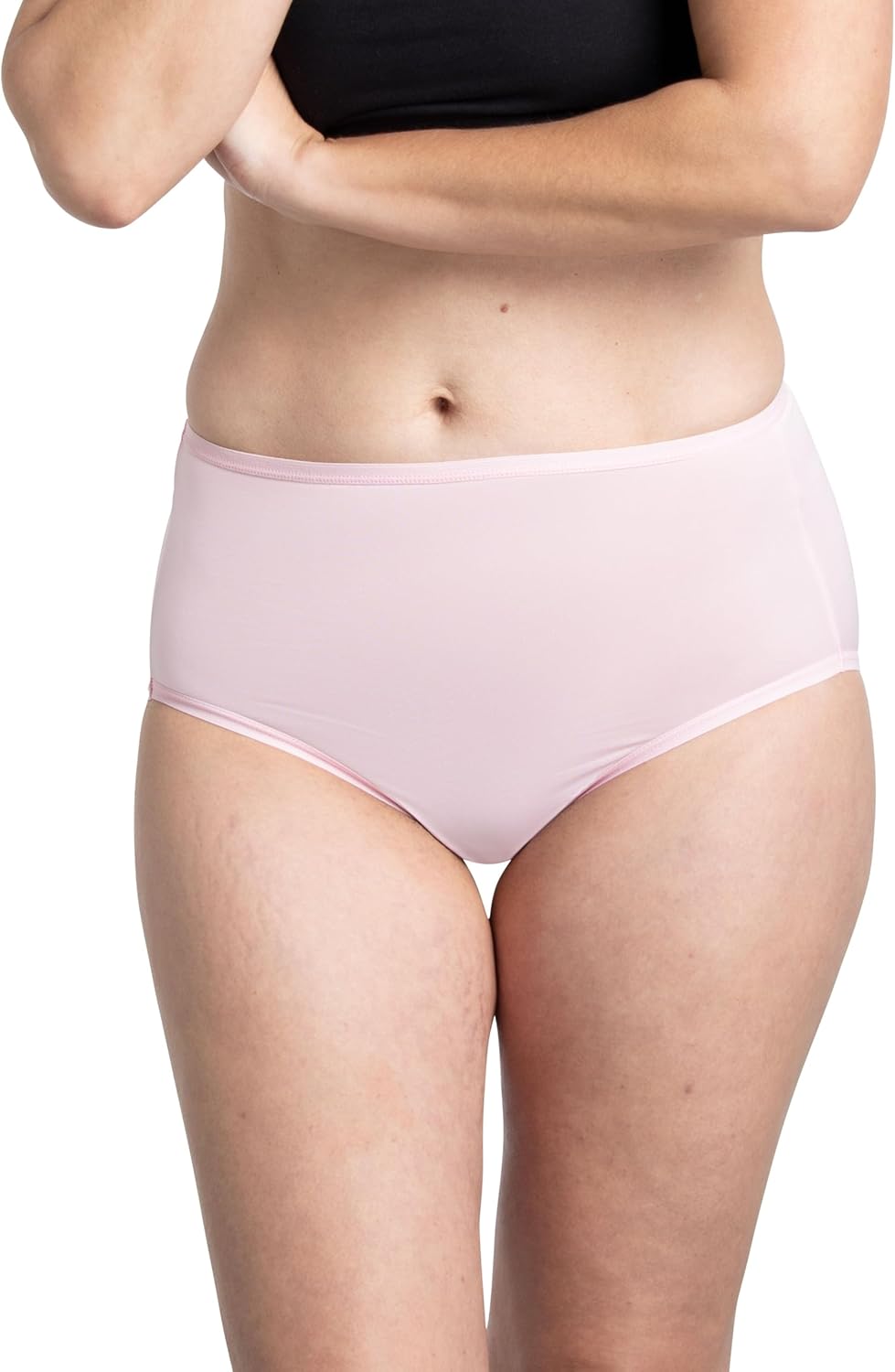 Fruit of the Loom Women's Lightweight Microfiber Underwear, Smooth Under Clothes, Available in Plus Size - Image 2