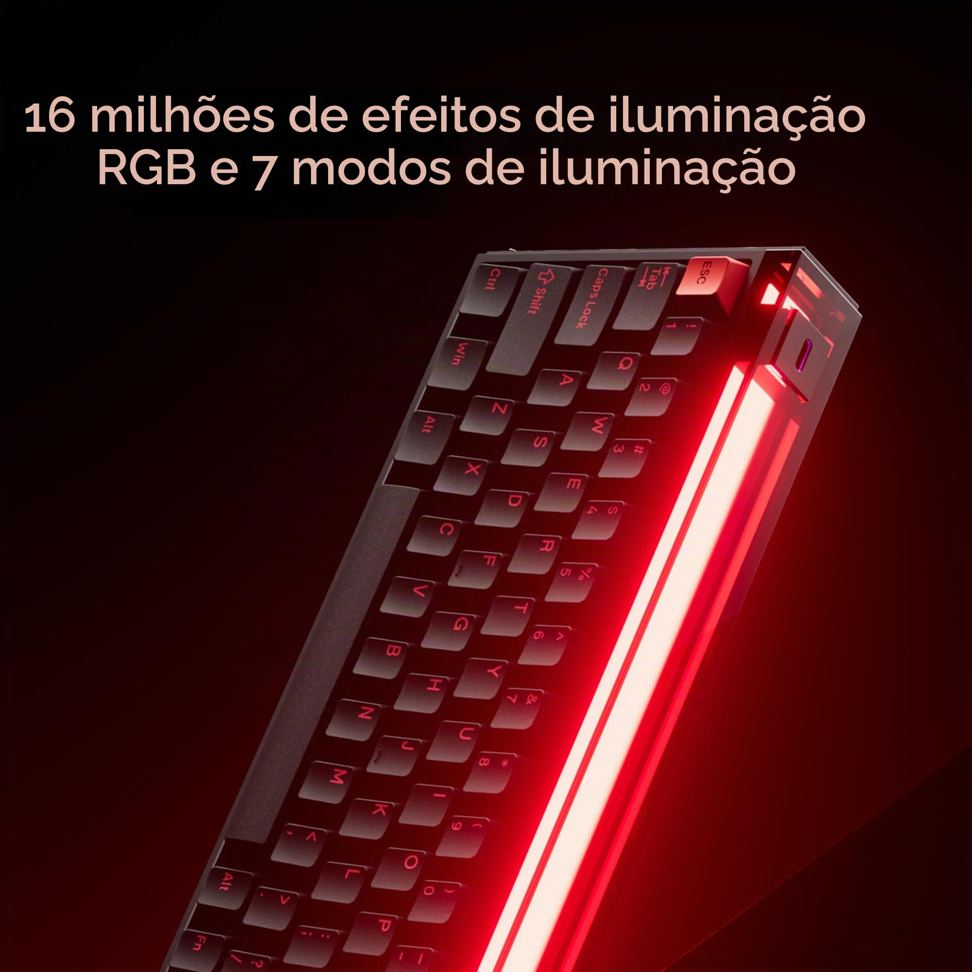 MelGeek Teclado Magnético Para Jogos Made68 Ultra Hall Effect