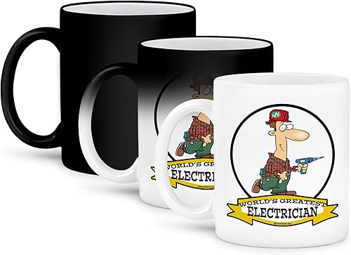 3dRose 103150_3 taza, 11 onzas, negro/blanco