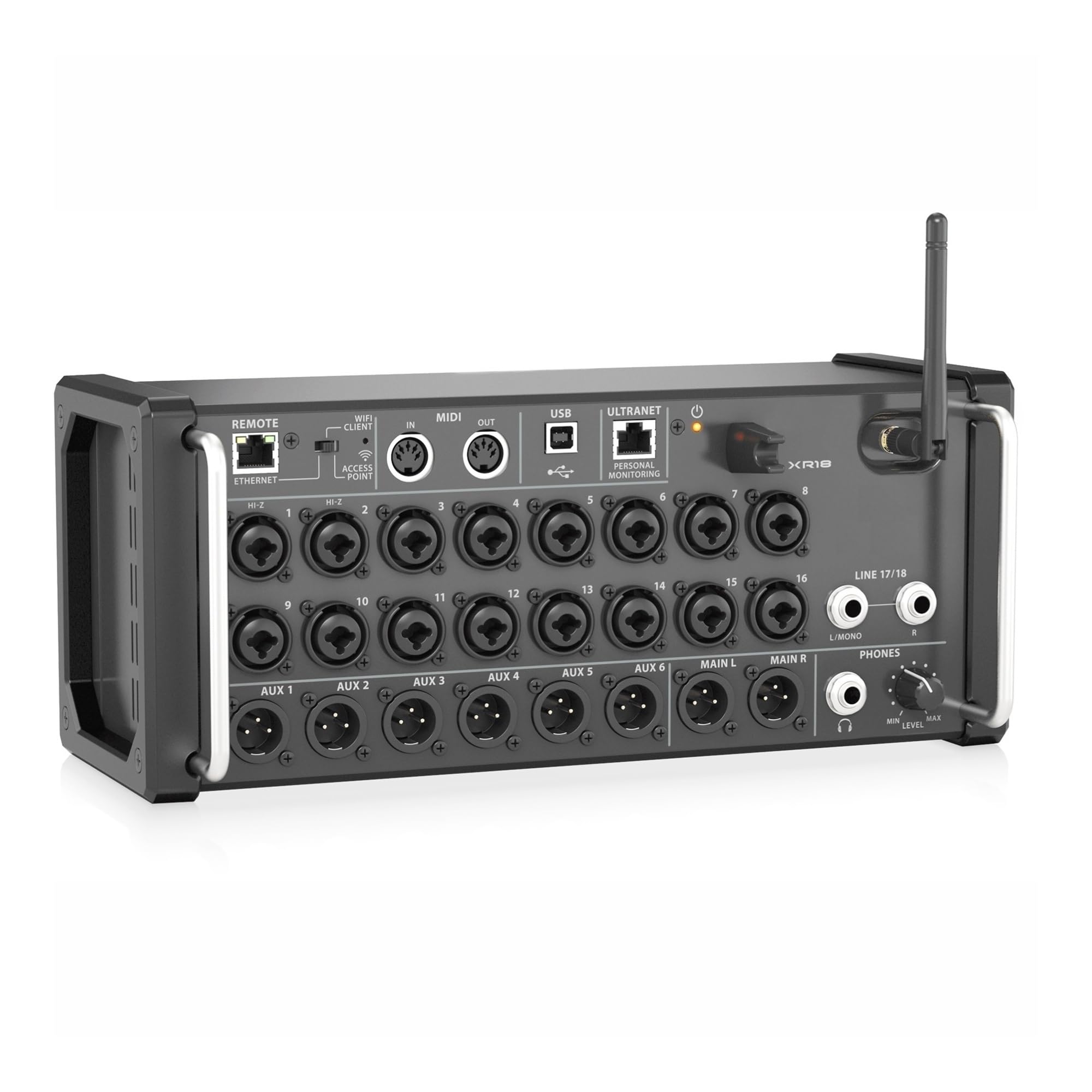 Mikser audio, XR16/XR18/MR18 16/18-kanałowa profesjonalna cyfrowa konsola miksująca do nagrywania w studiu DJ-skim cyfrowy mikser do karaoke w studiu(XR16)
