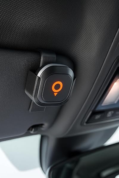 Sonnenblenden-Halterung kompatibel mit Tomtom Verkehrs-Assistent „Tom“ (Tomtom Tom Radarwarner) - StabilerClip für Autos | Fester Halt, Vibrationsarm, Einfache Montage (Schwarz) - 3