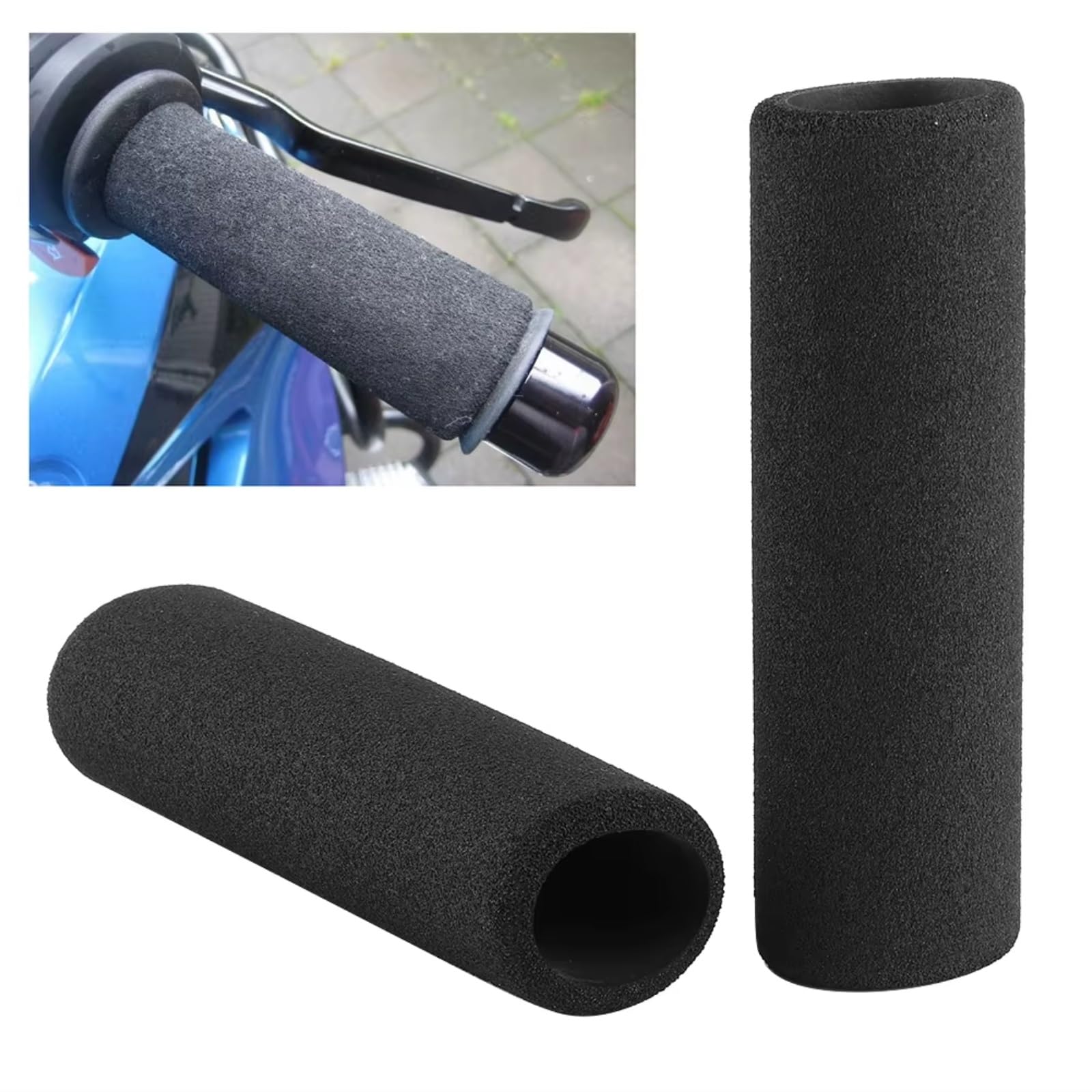 Pour Pour R1200GS Couverture Anti Vibration Mousse Gant Antidérapant Guidon Moto Antidérapante