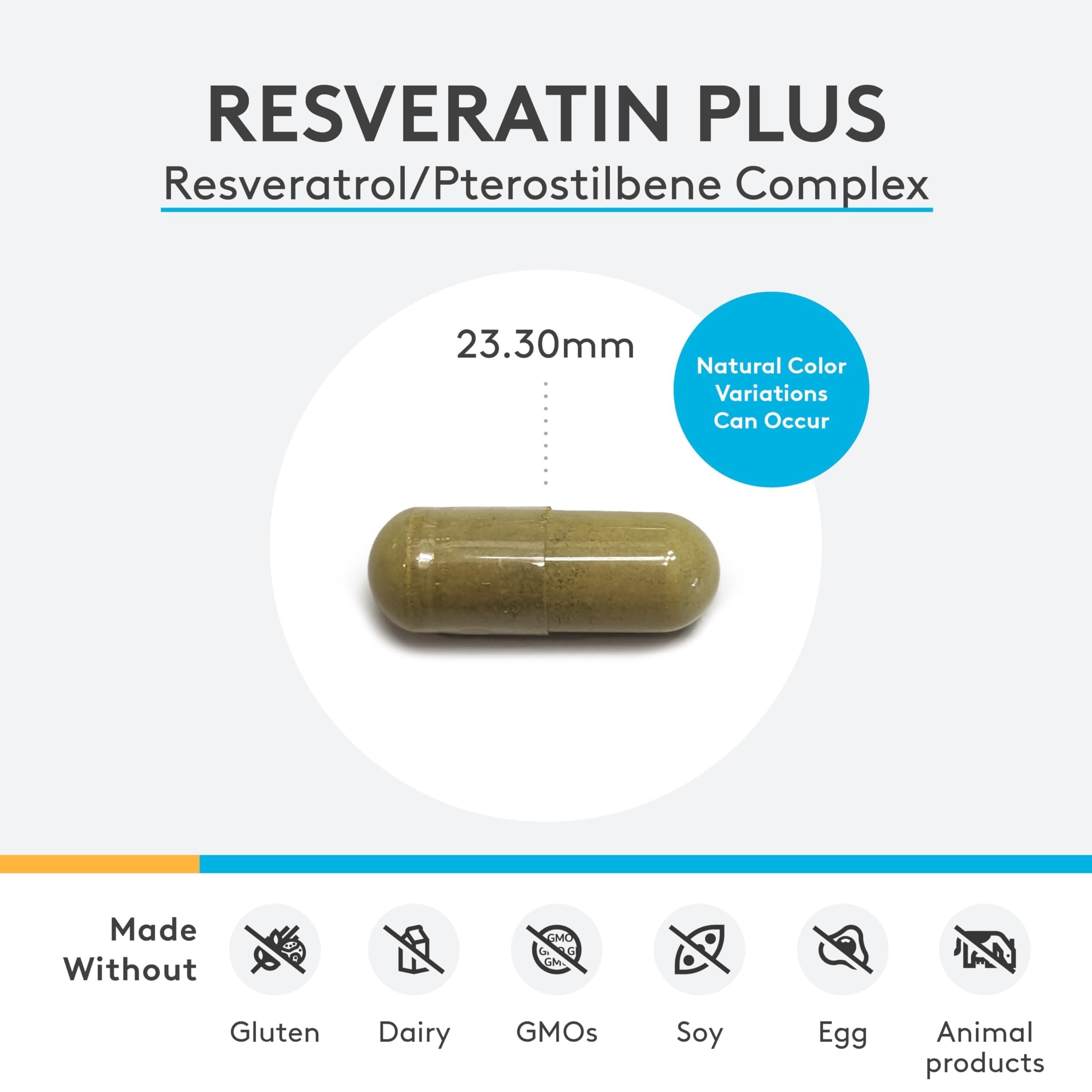 XYMOGEN Resveratin Plus, 60 Capsules — Amazon image 3